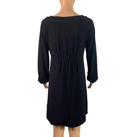 🟣🟣🟣 MICHAEL KORS Women's Size Small Petite Puff Sleeve Studded Tunic Dress - Picture 2 of 9